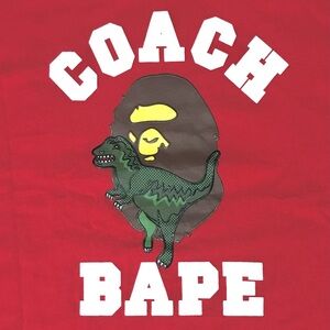 A Bathing Ape X Coach Collaboration TShirt Mens Sz XXXL Rex *Read description